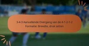 3-4-3 Aanvallende Overgang van de 4-1-2-1-2 Formatie: Breedte, druk zetten