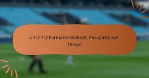 4-1-2-1-2 Formatie: Balbezit, Passpatronen, Tempo