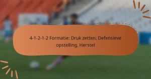 4-1-2-1-2 Formatie: Druk zetten, Defensieve opstelling, Herstel
