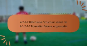 4-2-2-2 Defensieve Structuur vanuit de 4-1-2-1-2 Formatie: Balans, organisatie
